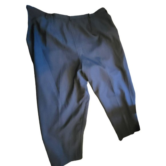 Working Classics Wool Blend Lined Pants Black Woman's Size 28 Plus JJ3095 - Picture 6 of 8